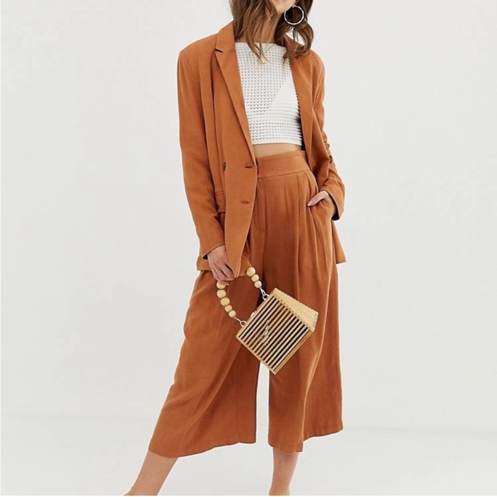 ASOS DESIGN *FULL SET* Gutsy Linen 2 Piece Set